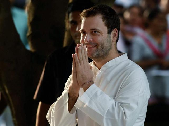 Congress vice-president Rahul Gandhi leaves after paying tributes to former Prime Minister Rajiv Gandhi on his 72nd birth anniversary at Vir Bhumi in New Delhi. (PTI) Congress vice-president Rahul Gandhi leaves after paying tributes to former Prime Minister Rajiv Gandhi on his 72nd birth anniversary at Vir Bhumi in New Delhi. (PTI)