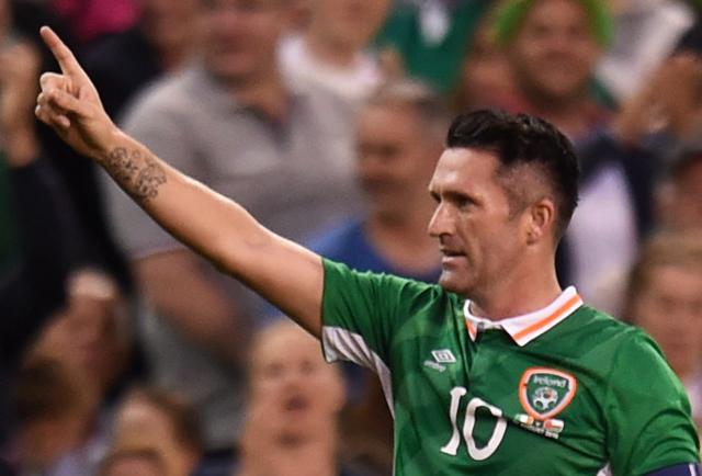 Republic of Ireland's Robbie Keane celebrates after scoring. (REUTERS) Republic of Ireland's Robbie Keane celebrates after scoring. (REUTERS)