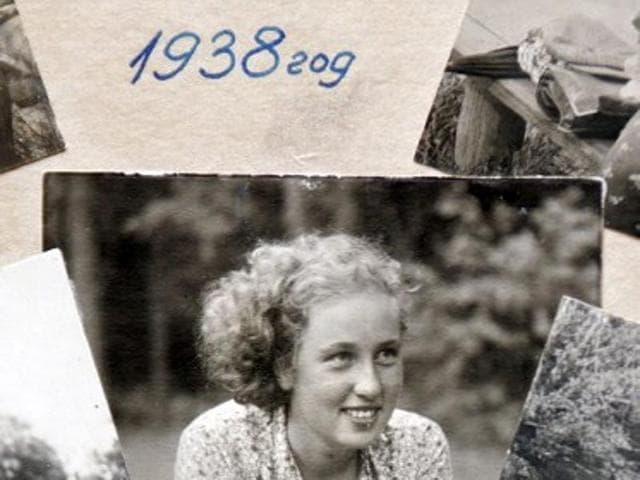 A picture from the family album dated 1938 shows former prisoner of Nazi concentration camp Auschwitz, Irina Ivannikova. (AFP Archive)
