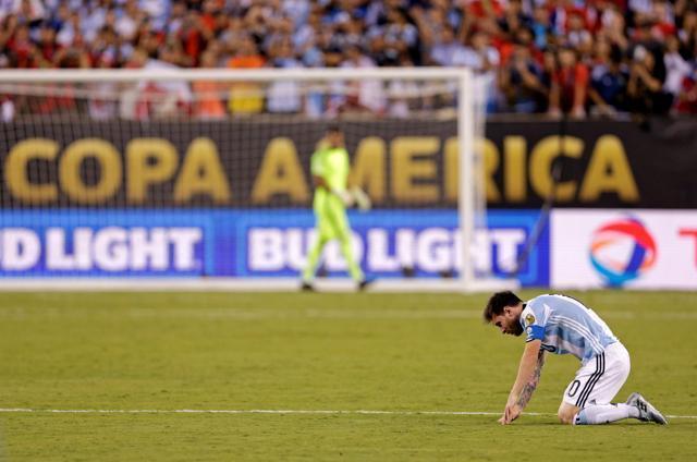 Argentina’s loss in its fourth major final in recent years led to Messi’s decision to call it quits with the national team. (REUTERS) Argentina’s loss in its fourth major final in recent years led to Messi’s decision to call it quits with the national team. (REUTERS)