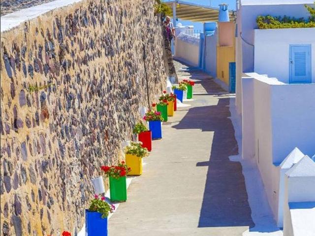 Greek history is one of the longest for any country and is considered the cradle of Western civilization. The richness of colour at Santorini... (visitgreecegr/instagram) 