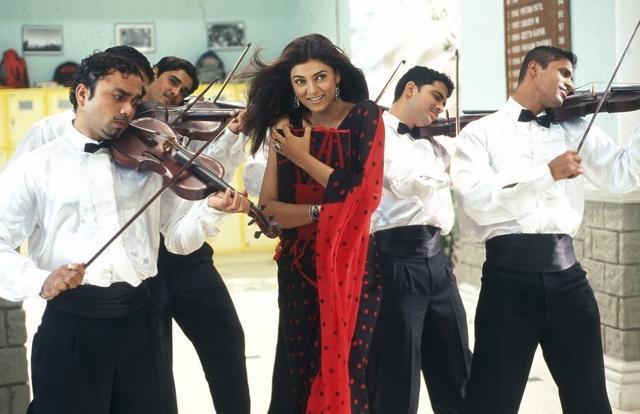 Main Hoon Na broke the stereotypical image of a school teacher. Main Hoon Na broke the stereotypical image of a school teacher.