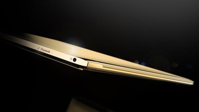 The size zero race: HP’s Spectre 13 (0.41-inch at its thickest point) cocks a snook at the Apple MacBook (0.52-inch) The size zero race: HP’s Spectre 13 (0.41-inch at its thickest point) cocks a snook at the Apple MacBook (0.52-inch)