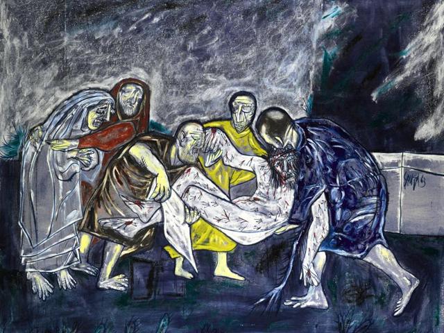Francis Souza’s The Deposition Burial of Christ will be on display at the Taj Mahal Palace. Francis Souza’s The Deposition Burial of Christ will be on display at the Taj Mahal Palace.