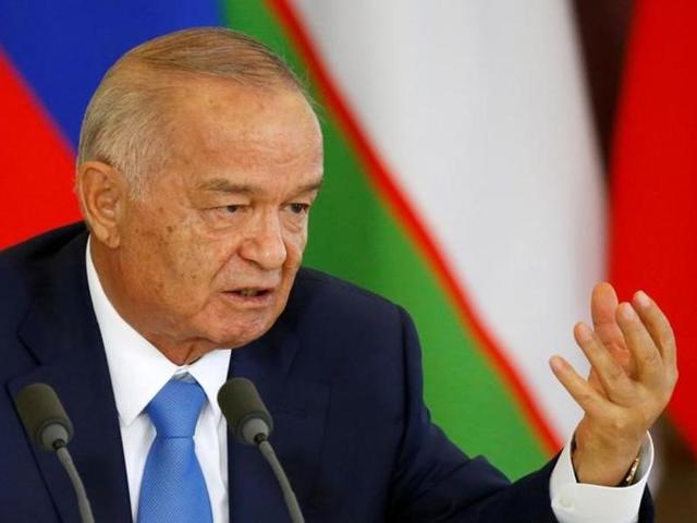 File photo of Uzbek President Islam Karimov (left) shaking hands with Chinese Premier Wen Jiabao during a meeting in Beijing in April 2011. (Reuters) File photo of Uzbek President Islam Karimov (left) shaking hands with Chinese Premier Wen Jiabao during a meeting in Beijing in April 2011. (Reuters)