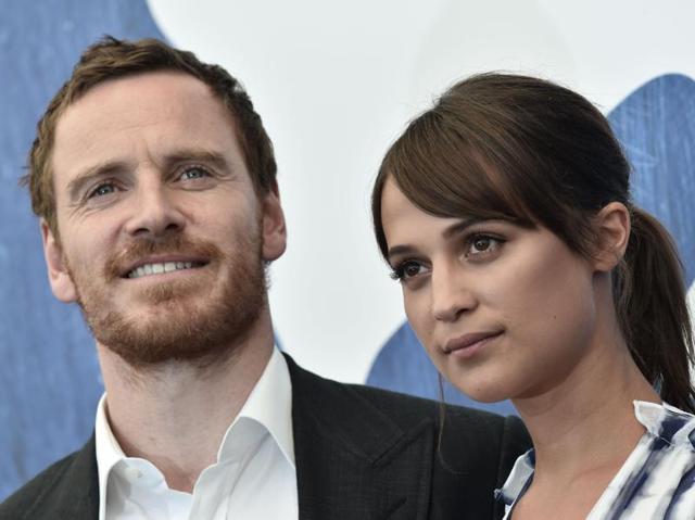 Irish actor Michael Fassbender and Swedish actress Alicia Vikander pose during a photocall of the movie The Light Between Oceans presented in competition at the 73rd Venice Film Festival. (AFP) Irish actor Michael Fassbender and Swedish actress Alicia Vikander pose during a photocall of the movie The Light Between Oceans presented in competition at the 73rd Venice Film Festival. (AFP)