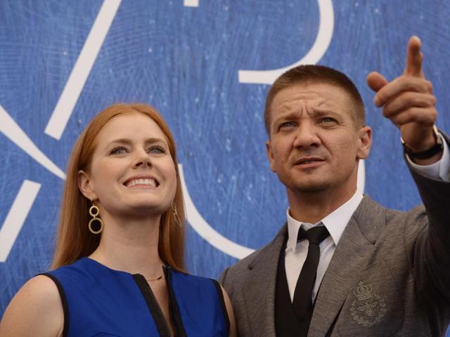 Actors Jeremy Renner and Amy Adams pose during a photocall of the movie Arrival presented in competition at the 73rd Venice Film Festival. (AFP) Actors Jeremy Renner and Amy Adams pose during a photocall of the movie Arrival presented in competition at the 73rd Venice Film Festival. (AFP)
