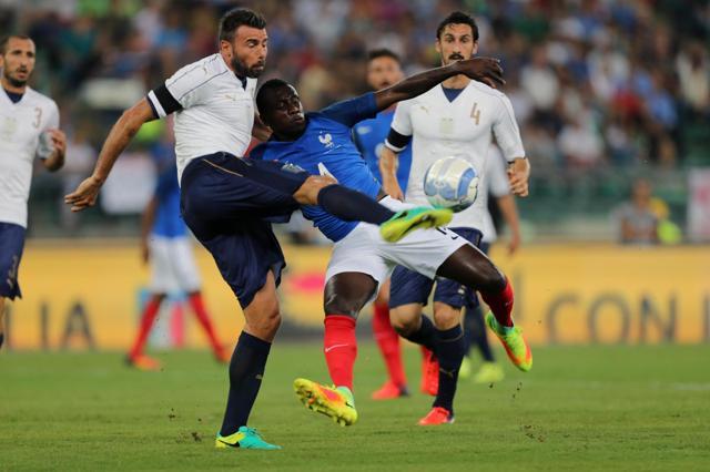 Italy's Andrea Barzagli, left, vies for the ball. (AP Photo) Italy's Andrea Barzagli, left, vies for the ball. (AP Photo)