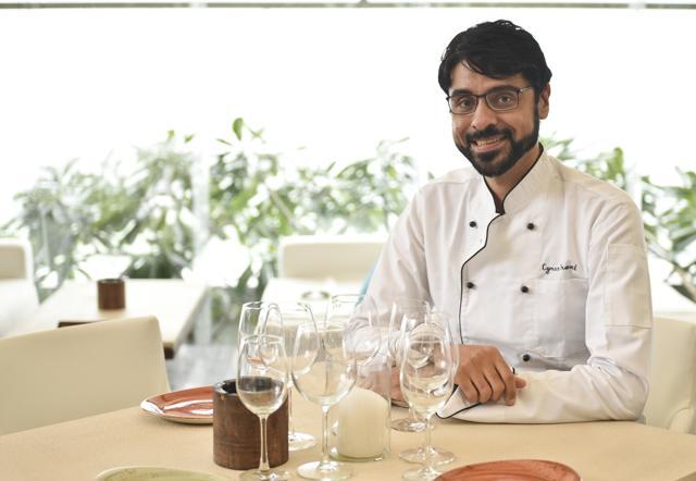 Cyrus Irani, brand executive chef, Asilo (Aalok Soni/HT PHOTO)