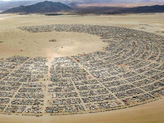 Burning Man takes place every summer in Black Rock City, a temporary settlement erected by the festival’s participants. (Instagram)