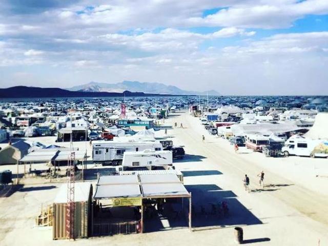 The event, which takes place this year from 28 August to 5 September, climaxes with the cremation of an effigy and the dismantling of all the other temporary structures built across the stretch of arid land. (Instagram)