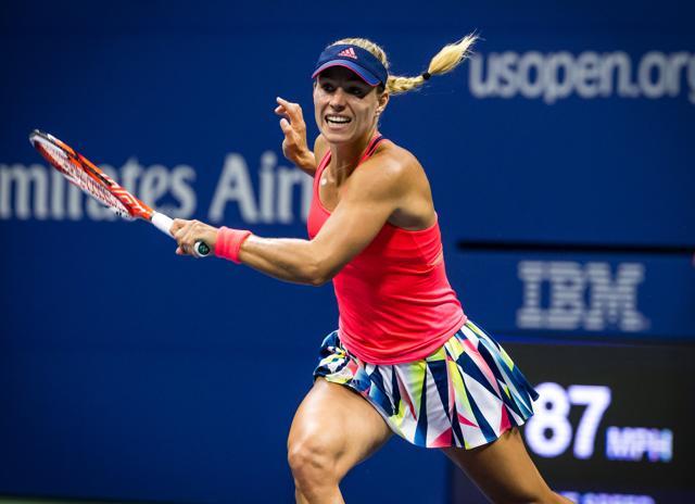 Angelique Kerber of Germany, the No. 2 seed, wins her third-round match against CiCi Bellis. (AFP Photo) Angelique Kerber of Germany, the No. 2 seed, wins her third-round match against CiCi Bellis. (AFP Photo)