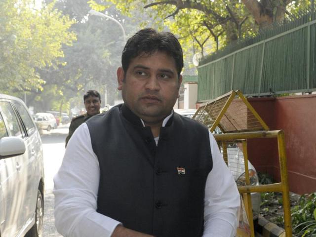 Arvind Kejriwal sacked social welfare and women and child development minister Sandeep Kumar after a video emerged showing him in an “objectionable position” with a woman. (Sonu Mehta/HT Photo) Arvind Kejriwal sacked social welfare and women and child development minister Sandeep Kumar after a video emerged showing him in an “objectionable position” with a woman. (Sonu Mehta/HT Photo)