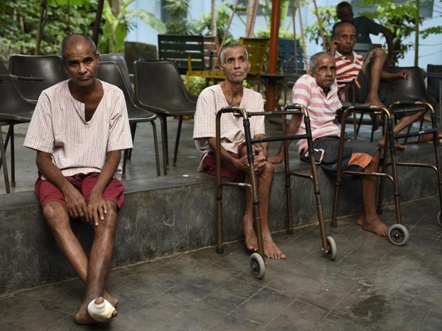 Home for sick and dying destitute, at Prem Dan in Topsia area, Kolkata. (Samir Jana/HT PHOTO)