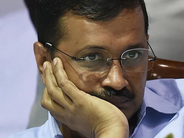 Delhi chief minister Arvind Kejriwal attends the Shramik Samvaad event at Talkatora stadium. (Raj K Raj/HT Photo) Delhi chief minister Arvind Kejriwal attends the Shramik Samvaad event at Talkatora stadium. (Raj K Raj/HT Photo)