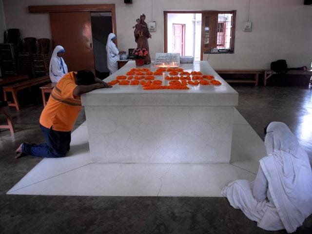 Mother Teresa’s tomb at Mother House in Kolkata(Photo: Courtesy Mint)