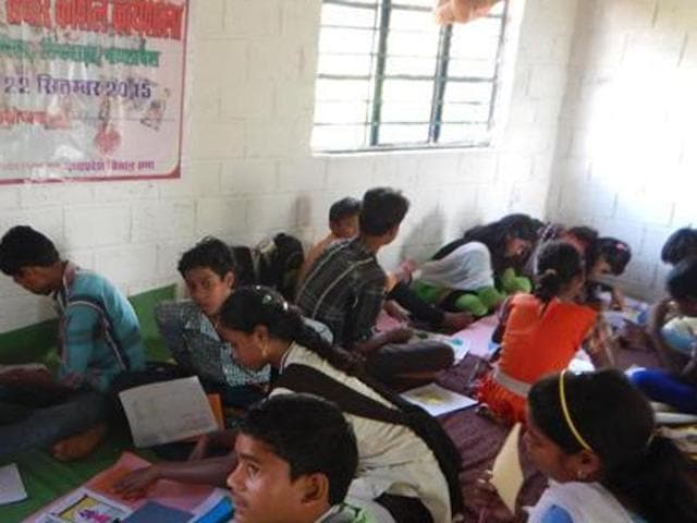 The students were put up in a common hall and were not allowed to attend the classes when the government resolution states that they should be given equal right to education and living with the other students, said the parents. (HT Photo used for representation only) The students were put up in a common hall and were not allowed to attend the classes when the government resolution states that they should be given equal right to education and living with the other students, said the parents. (HT Photo used for representation only)