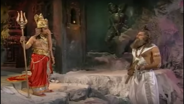 Jagesh Mukati as Lord Ganesha in TV serial Shree Ganesha. (YouTube) Jagesh Mukati as Lord Ganesha in TV serial Shree Ganesha. (YouTube)