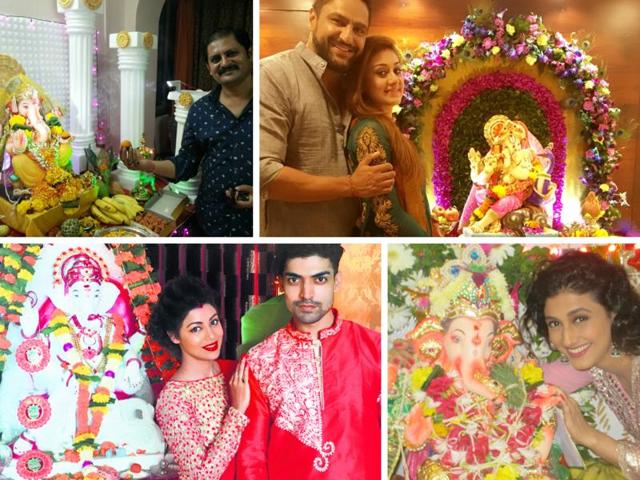 Every year, television celebrities eagerly look forward to celebrating Ganeshotsav this year. Every year, television celebrities eagerly look forward to celebrating Ganeshotsav this year.
