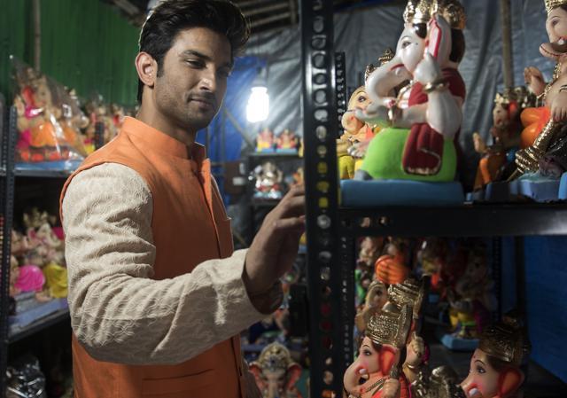 Sushant Singh Rajput says that since a lot of his friends are having Ganpati at their places so he would “probably visit them.” (Satish Bate/HT Photo)
