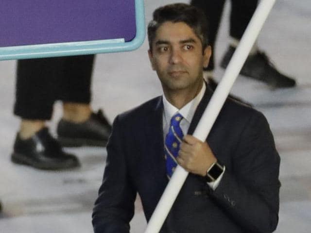 Abhinav Bindra hits the bulls eye. “India has numerous challenges. We are a developing country, we have poverty. So we have to define whether Olympics are a higher priority. But if we want our athletes to win, we need long-term investment.”(Mujeeb Faruqui/Hindustan Times)