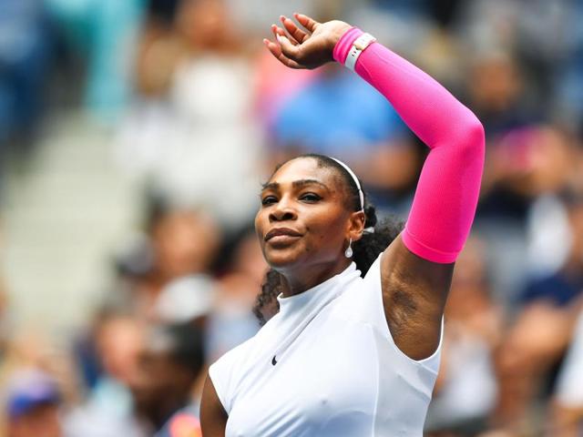 Serena Williams of US celebrates her win over Johanna Larsson of Sweden in the third round of the US Open on September 3, 2016. (AFP) Serena Williams of US celebrates her win over Johanna Larsson of Sweden in the third round of the US Open on September 3, 2016. (AFP)
