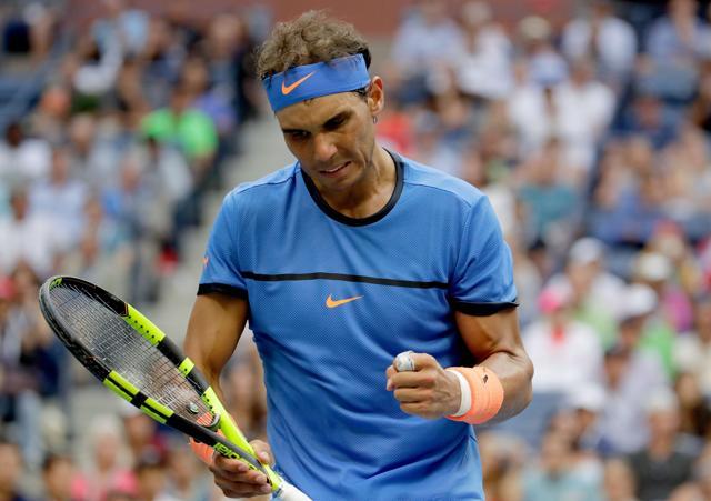 Twice Nadal recovered from a deficit and was even up a break in the fifth. (AFP) Twice Nadal recovered from a deficit and was even up a break in the fifth. (AFP)