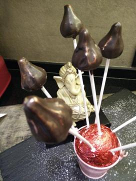 Modak cake pops. Modak cake pops.