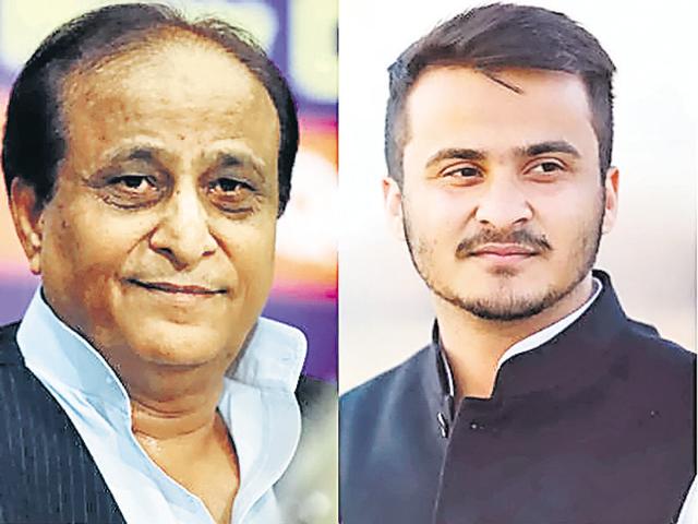 The forthcoming UP elections may see Azam’s son Abdullah (right) fighting on an SP ticket. (File pics) The forthcoming UP elections may see Azam’s son Abdullah (right) fighting on an SP ticket. (File pics)