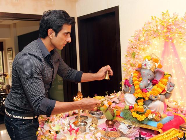 Sonu Sood has been celebrating Ganesh Chaturthi for over 15 years now. Sonu Sood has been celebrating Ganesh Chaturthi for over 15 years now.