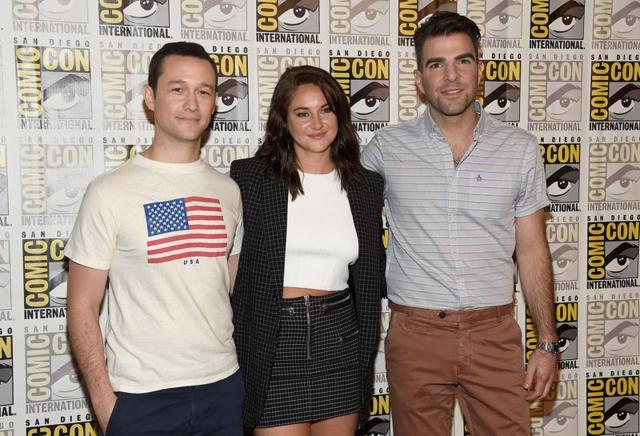 Actors Joseph Gordon Levitt, Shailene Woodley and Zachary Quinto attend the Snowden Press Line during Comic-Con International 2016. (AFP) Actors Joseph Gordon Levitt, Shailene Woodley and Zachary Quinto attend the Snowden Press Line during Comic-Con International 2016. (AFP)