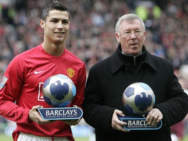 Ferguson is credited for spotting and developing Ronaldo’s talent, playing a big role in the player he is today. (AFP Photo) Ferguson is credited for spotting and developing Ronaldo’s talent, playing a big role in the player he is today. (AFP Photo)