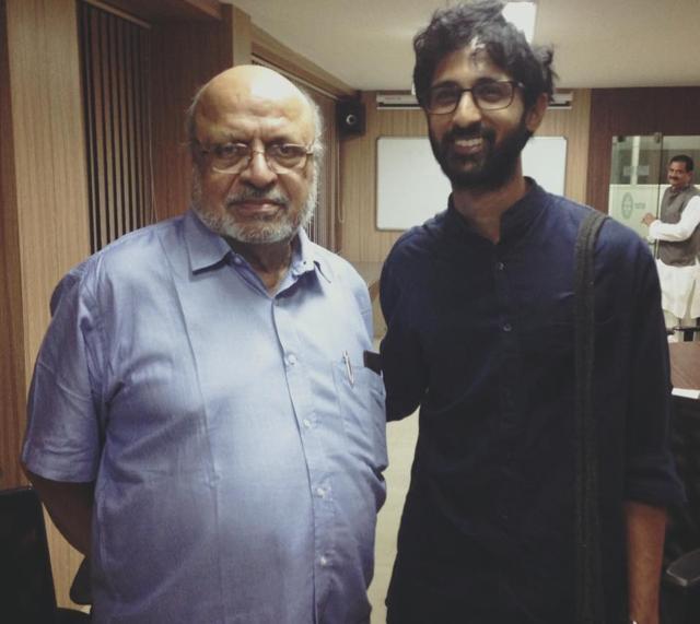 Raam Reddy with Shyam Benegal. (Raam.reddy/Facebook) Raam Reddy with Shyam Benegal. (Raam.reddy/Facebook)