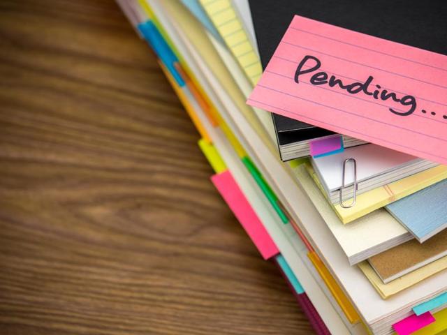 A communiqué has been sent to all divisions on how to clear the backlog - old court cases, pending files, service records, inter-ministerial and government communication apart from identifying old, unused items that can be auctioned. (Shutterstock) A communiqué has been sent to all divisions on how to clear the backlog - old court cases, pending files, service records, inter-ministerial and government communication apart from identifying old, unused items that can be auctioned. (Shutterstock)