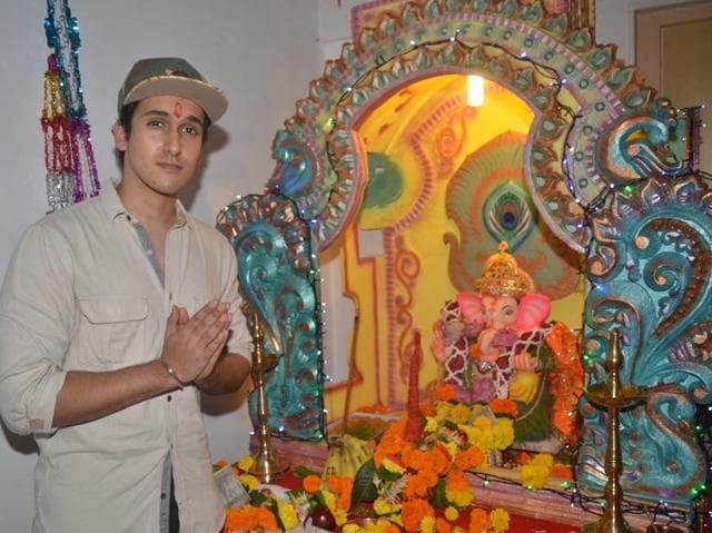Actor Govinda’s son Yashvardan Ahuja during the Ganesh Chaturthi celebrations in Mumbai. (IANS) Actor Govinda’s son Yashvardan Ahuja during the Ganesh Chaturthi celebrations in Mumbai. (IANS)