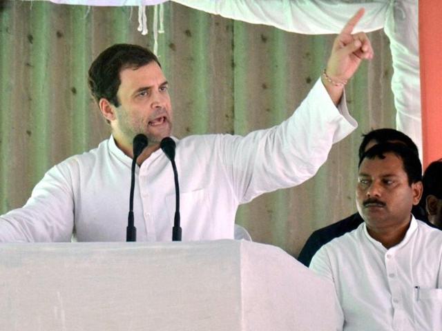 Congress vice-president Rahul Gandhi on Tuesday accused Prime Minister Narendra Modi of bias towards the rich(PTI File Photo) Congress vice-president Rahul Gandhi on Tuesday accused Prime Minister Narendra Modi of bias towards the rich(PTI File Photo)