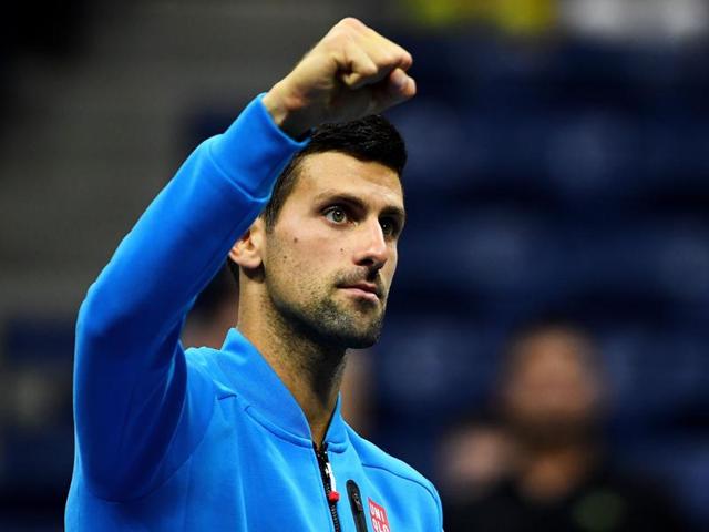 Novak Djokovic of Serbia returns a shot to Jo-Wilfried Tsonga of France. (AFP Photo) Novak Djokovic of Serbia returns a shot to Jo-Wilfried Tsonga of France. (AFP Photo)