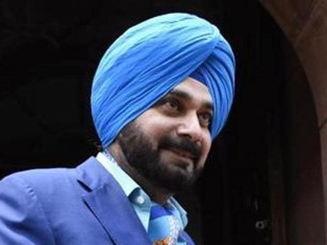 Cricketer-turned-politician Navjot Singh Sidhu.(HT File Photo)