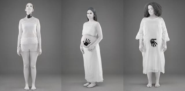 The colour white is employed to shift the focus from physical traits, race and culture, to the commonality - that they are all women (Photos: Bhargavi Joshi) The colour white is employed to shift the focus from physical traits, race and culture, to the commonality - that they are all women (Photos: Bhargavi Joshi)