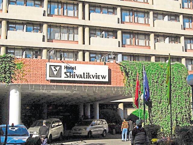 Chandigarh Industrial and Tourism Development Corporation’s Hotel Shivalikview in Sector 17.(Karun Sharma/HT file)