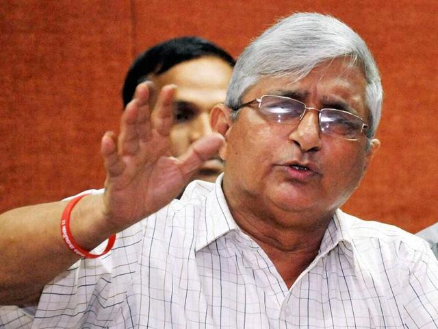 Ousted RSS Goa chief Subhash Velingkar (PTI file photo) Ousted RSS Goa chief Subhash Velingkar (PTI file photo)
