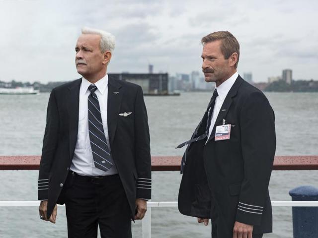 This image released by Warner Bros. Pictures shows Tom Hanks in a scene from Sully.(AP)