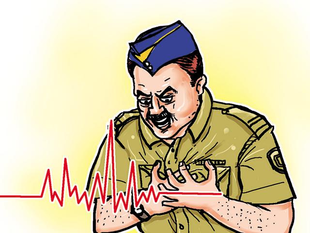 The police will be provided treatment for free if their test reports are positive, said a senior official from state home department. (HT File Photo) The police will be provided treatment for free if their test reports are positive, said a senior official from state home department. (HT File Photo)