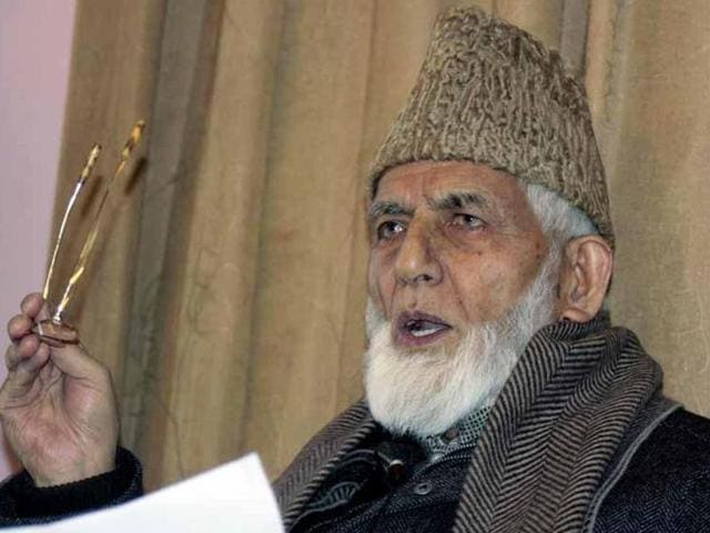 Senior separatist leader of the hardliner faction of All Parties Hurriyat Conference (APHC) Syed Ali Shah Geelani in Srinagar, Jammu and Kashmir. (AP File Photo) Senior separatist leader of the hardliner faction of All Parties Hurriyat Conference (APHC) Syed Ali Shah Geelani in Srinagar, Jammu and Kashmir. (AP File Photo)