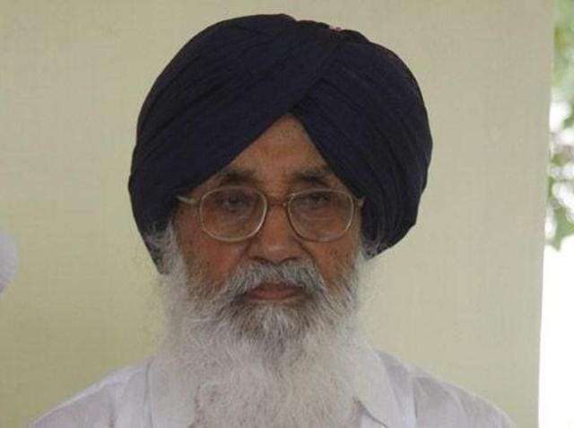 Badal said he, for the first time, has seen such “indecent and undemocratic” acts by the leaders of any political party during his political career. (HT File) Badal said he, for the first time, has seen such “indecent and undemocratic” acts by the leaders of any political party during his political career. (HT File)