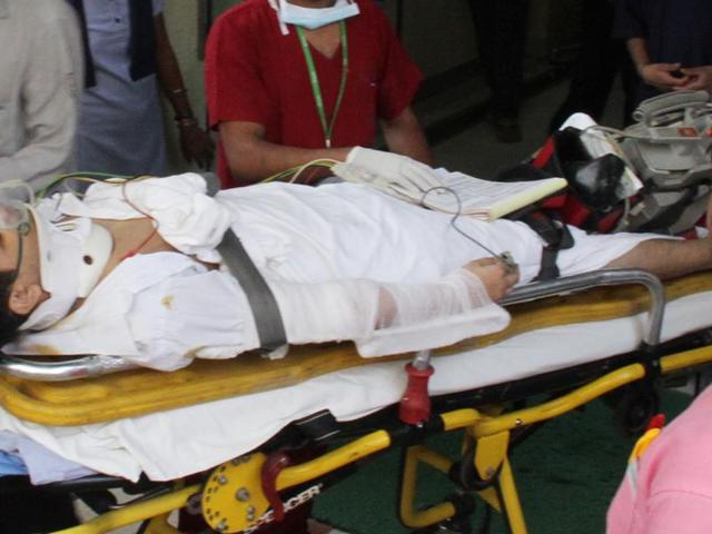 A class 10 student tried to commit suicide at DPS Indirapuram on Thursday. (Sakib Ali /Hindustan Times) A class 10 student tried to commit suicide at DPS Indirapuram on Thursday. (Sakib Ali /Hindustan Times)