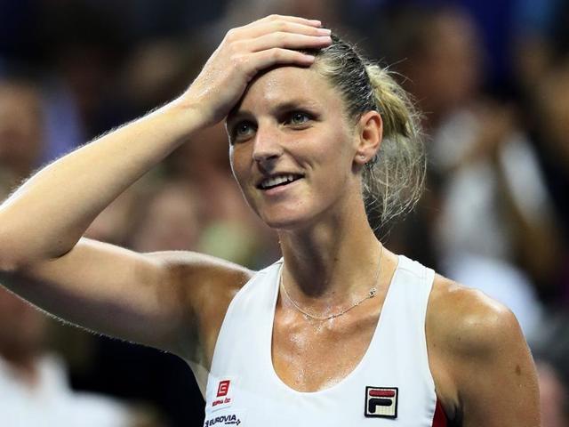 Karolina Pliskova of the Czech Republic reacts against Serena Williams of the United States. (AFP Photo) Karolina Pliskova of the Czech Republic reacts against Serena Williams of the United States. (AFP Photo)