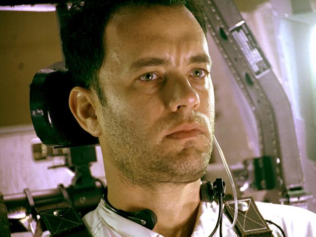 In Ron Howard’s Apollo 13 (1995), Hanks played astronaut Jim Lowell, the commander of the failed Apollo 13 mission to the moon. In Ron Howard’s Apollo 13 (1995), Hanks played astronaut Jim Lowell, the commander of the failed Apollo 13 mission to the moon.