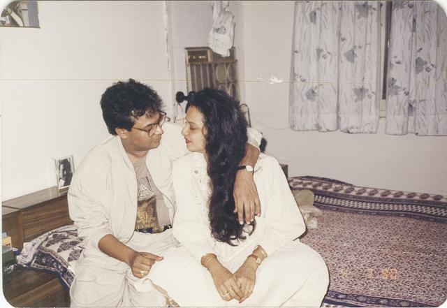 Mukesh Aggarwal and Rekha (photo: Mala Kumal). Mukesh Aggarwal and Rekha (photo: Mala Kumal).