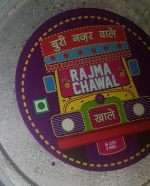 A Gurgaon businessman is threatening legal action over a tagline on a cup of ‘Rajma Chawal’ served on board an Indigo flight. (HT Photo) A Gurgaon businessman is threatening legal action over a tagline on a cup of ‘Rajma Chawal’ served on board an Indigo flight. (HT Photo)